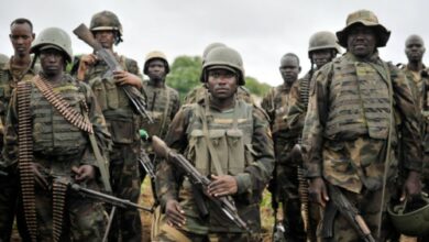 Les soldats ougandais de l'Atmis en 1994(Image d'archives)